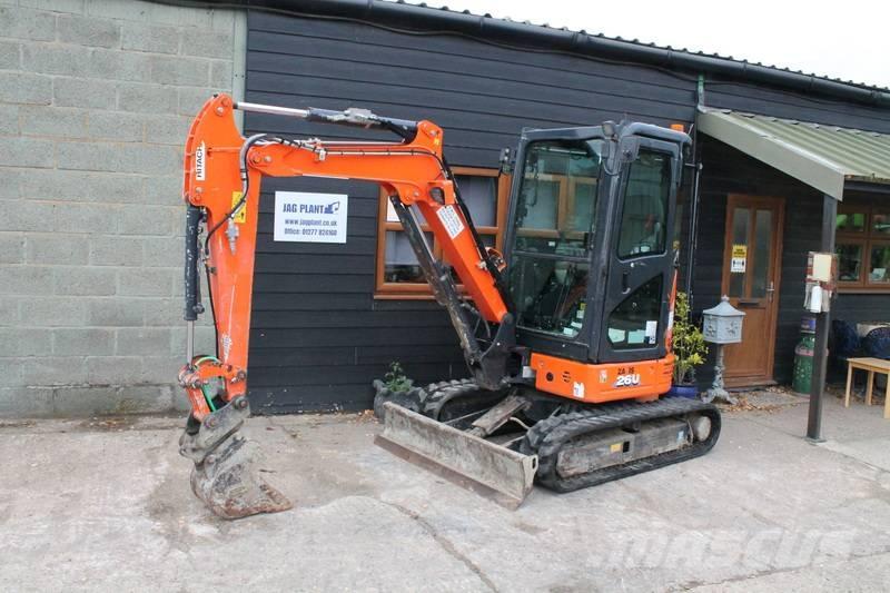 Hitachi ZX 26 U Minibagger < 7t
