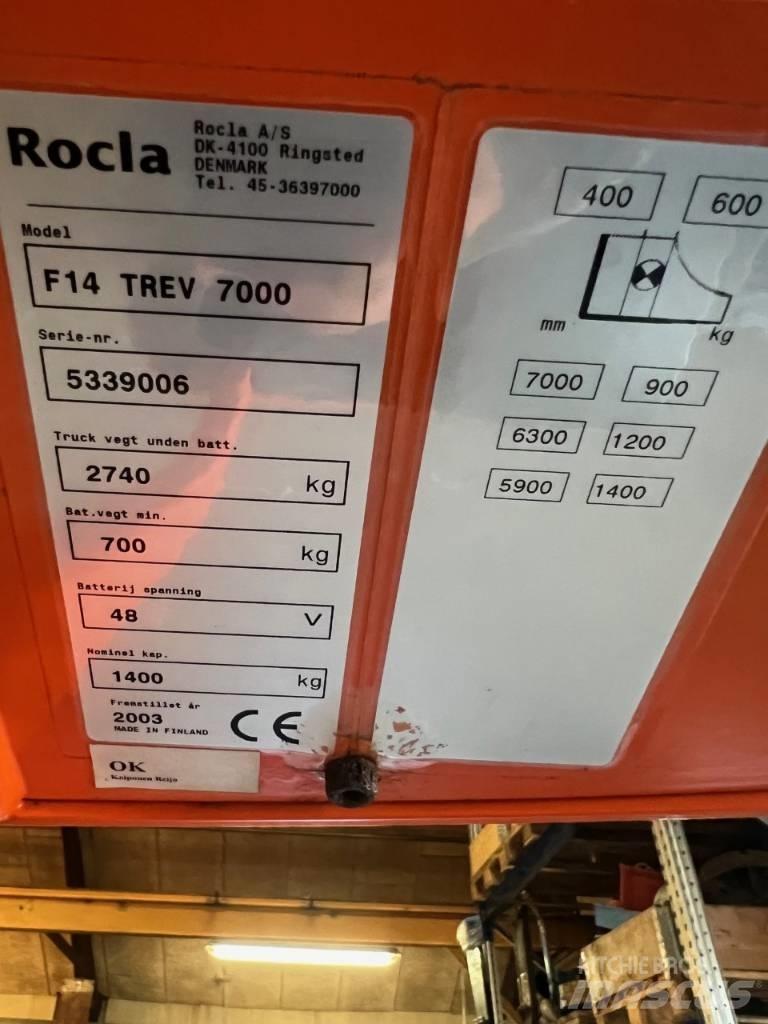 Rocla F 14 Trev 7000 Schubmaststapler