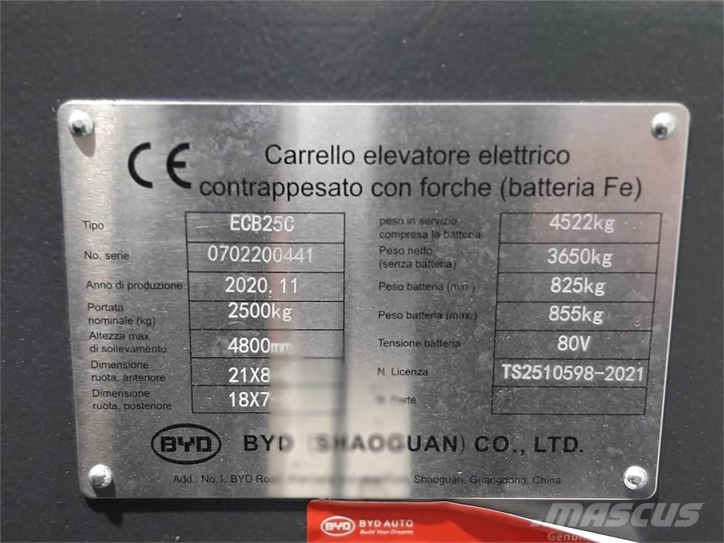 BYD ECB25C Elektrostapler