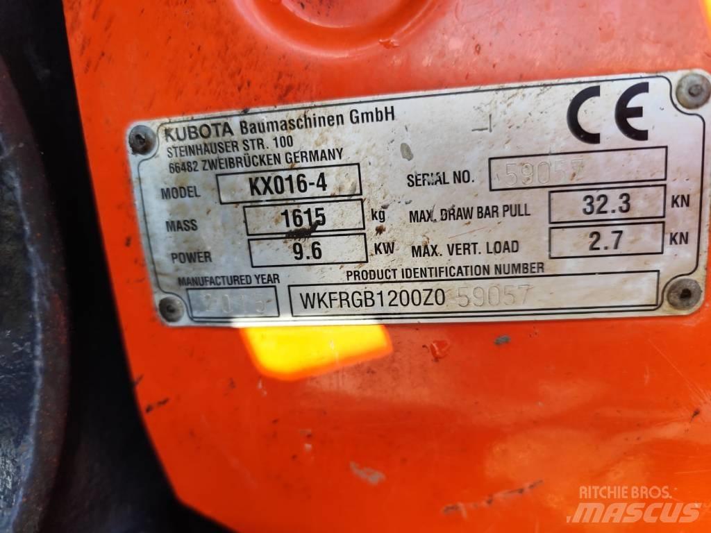 Kubota KX 016-4 Minibagger < 7t