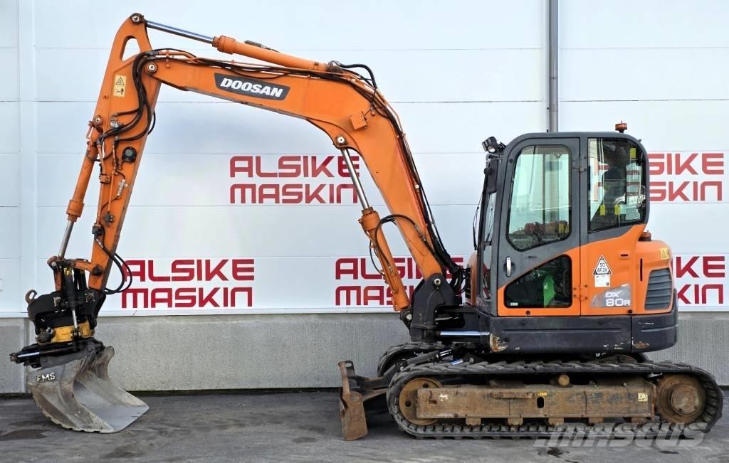 Doosan DX 80 R Midibagger  7t - 12t