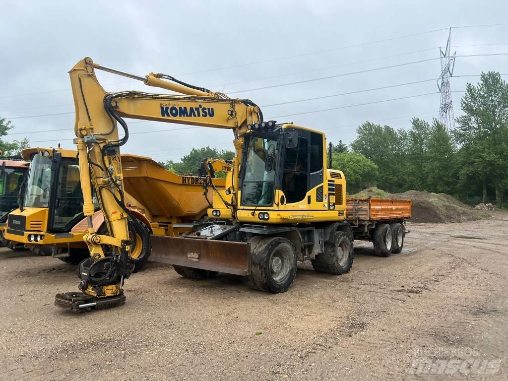 Komatsu PW 148 Mobilbagger