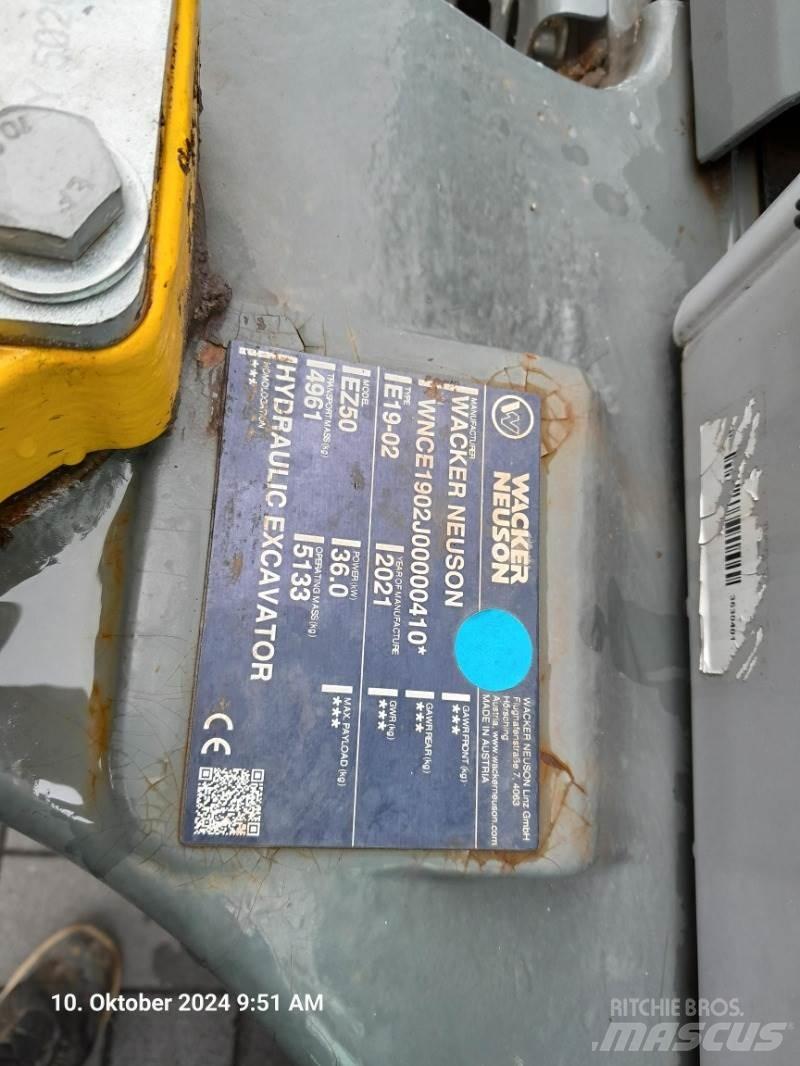 Wacker Neuson EZ50 Minibagger < 7t