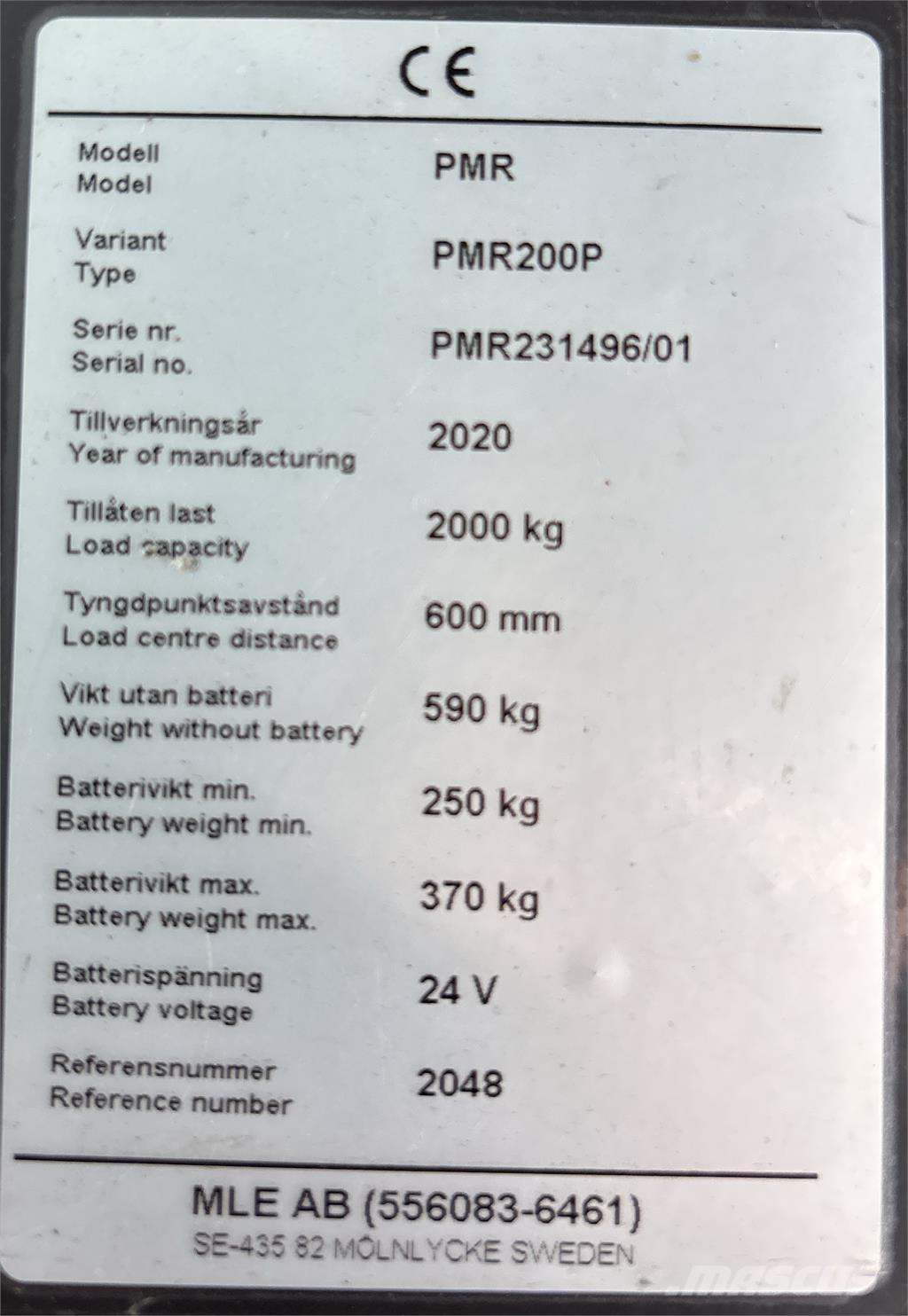 Atlet PMR200P Elektro Plattformwagen