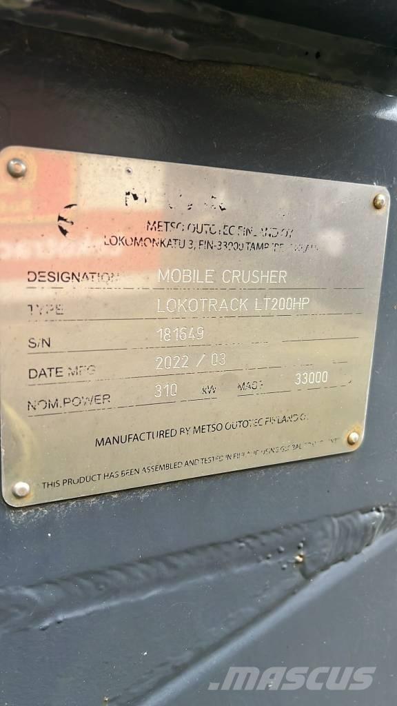 Metso LT 200 HP Mobile Brecher