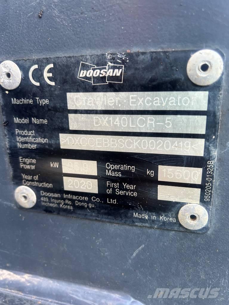Doosan DX140LCR-5 Raupenbagger