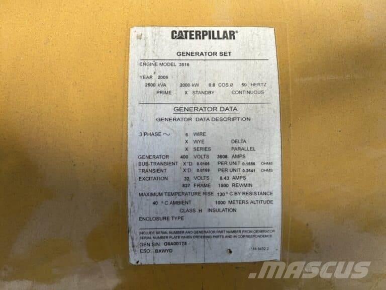 CAT SR4 - 827 frame Andere Generatoren