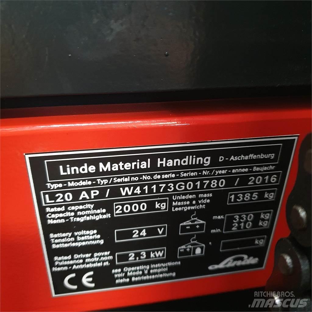 Linde L20APi Deichselstapler