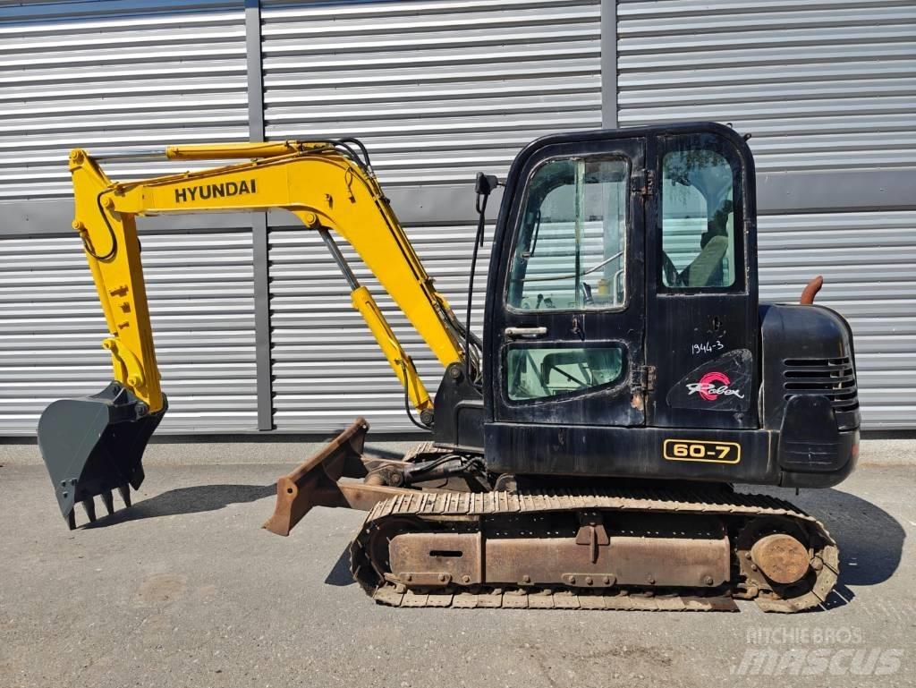 Hyundai R 60-7 Minibagger < 7t
