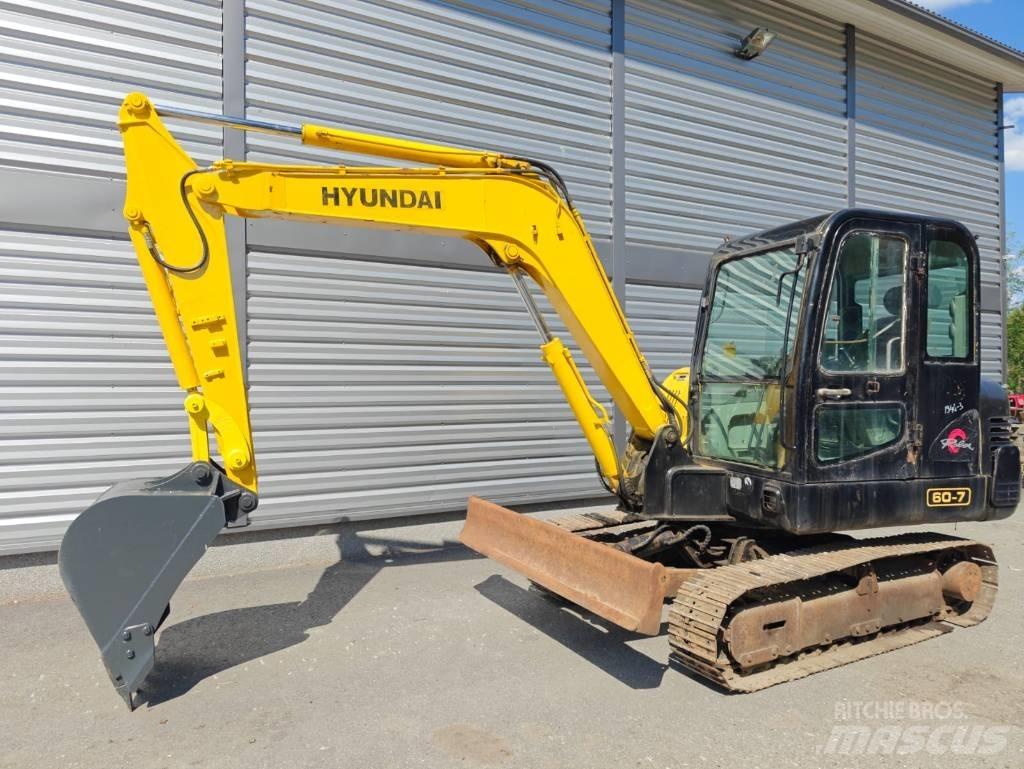 Hyundai R 60-7 Minibagger < 7t