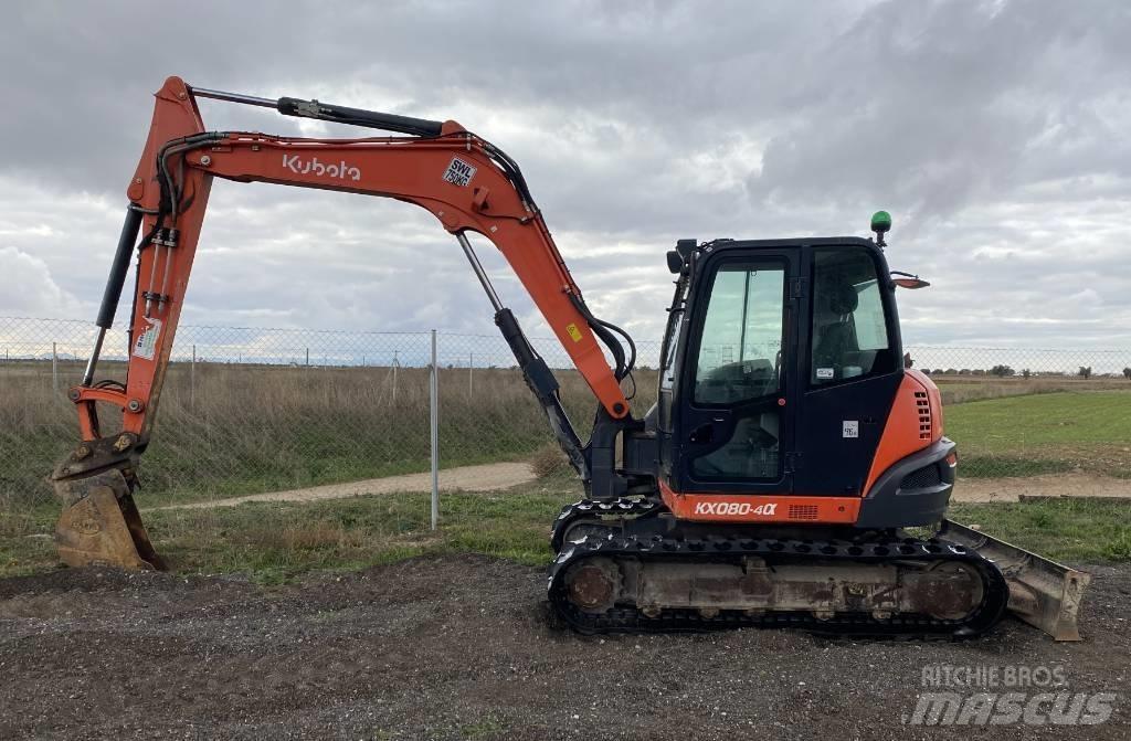 Kubota KX 080-4 Midibagger  7t - 12t