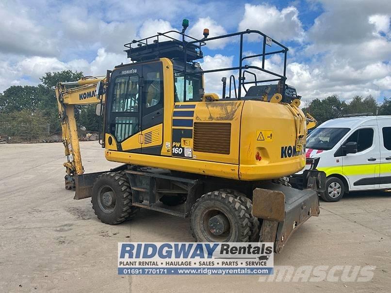 Komatsu PW 160 Mobilbagger