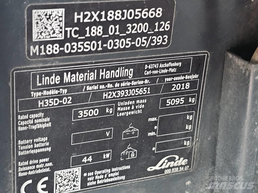 Linde H35D-02 Dieselstapler