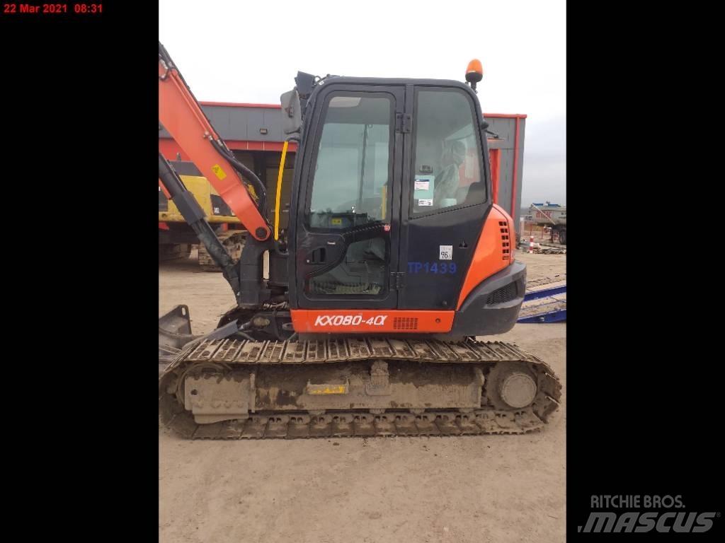 Kubota KX 080-4 Midibagger  7t - 12t