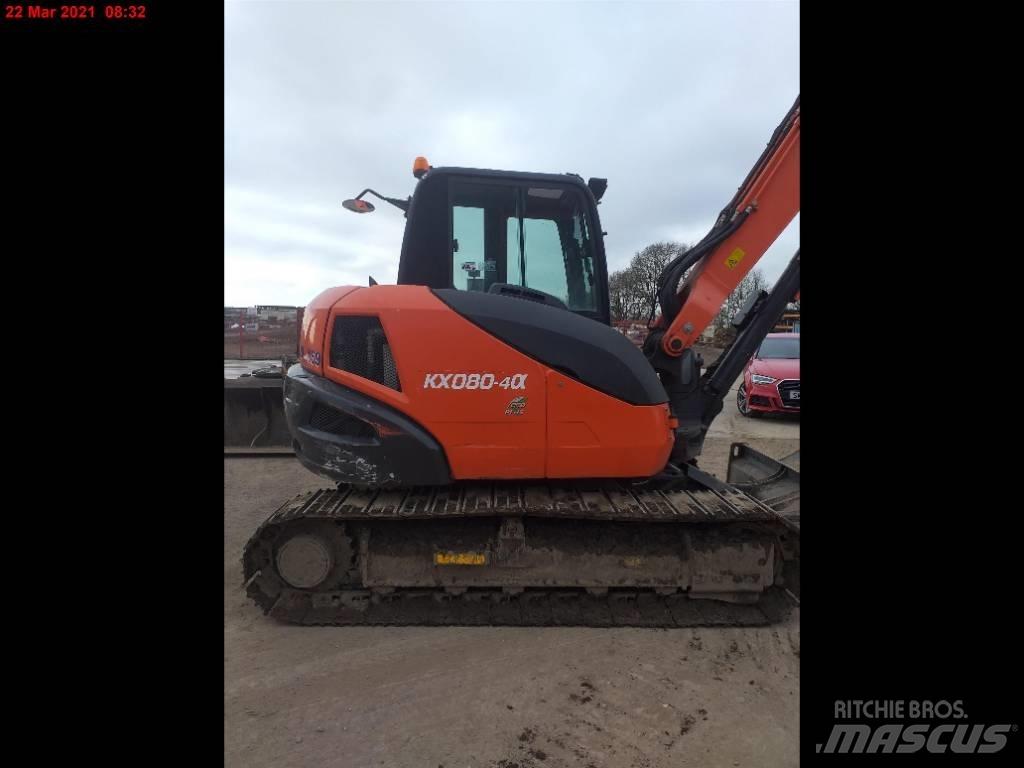 Kubota KX 080-4 Midibagger  7t - 12t