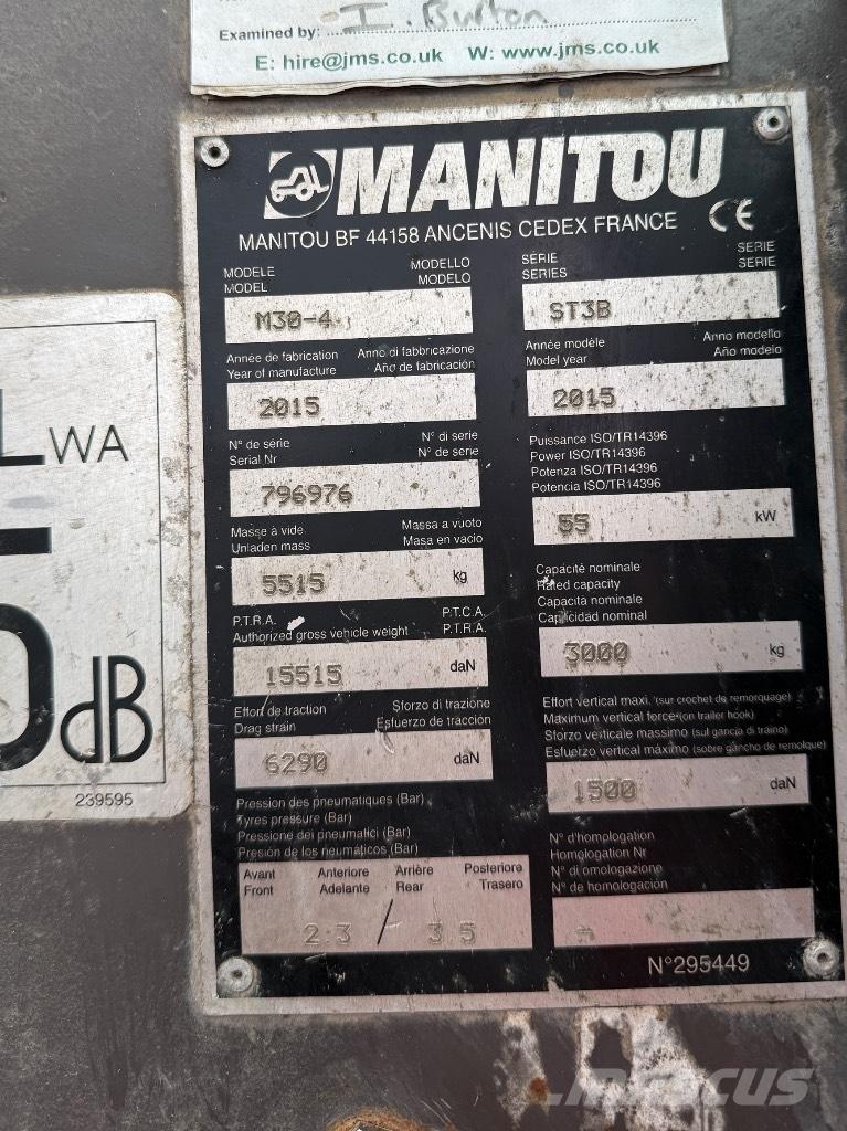 Manitou M30-4 ST3B Teleskoplader