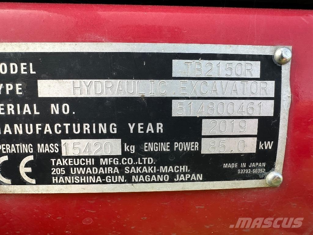 Takeuchi TB 2150 R Raupenbagger