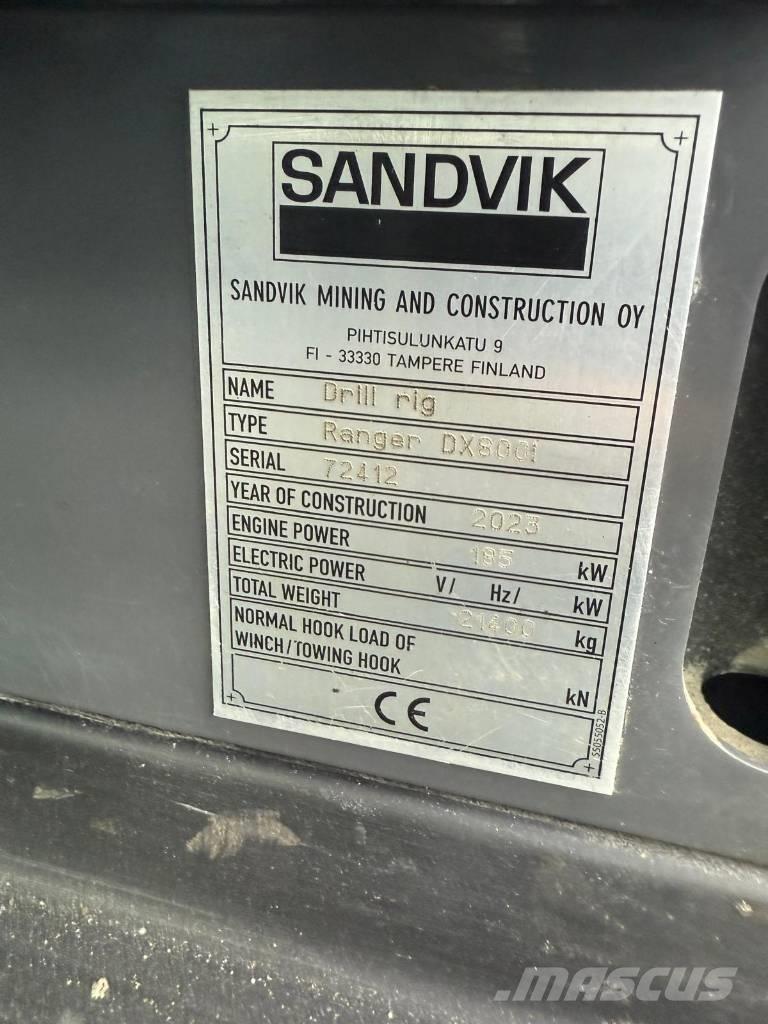 Sandvik DX 800I Oberflächenbohrgeräte