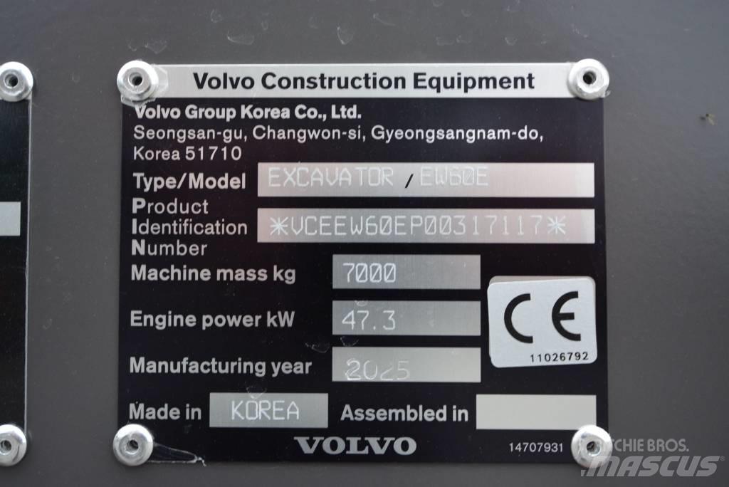 Volvo EW 60 E Minibagger < 7t