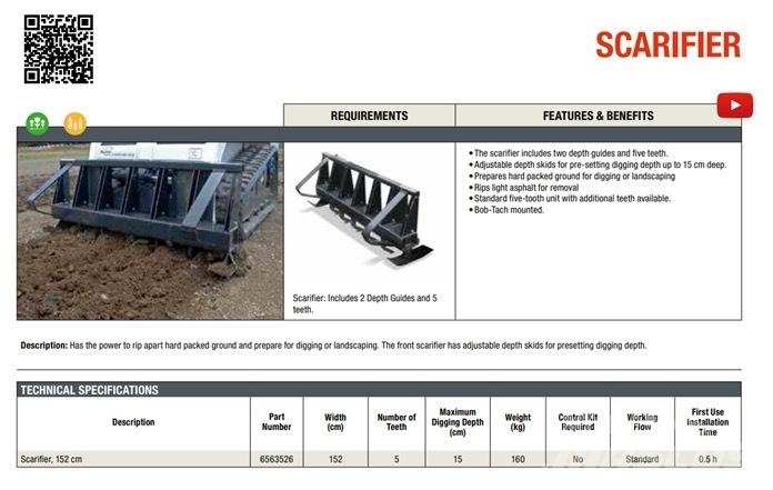 Bobcat Scarifier Sonstige Kommunalmaschinen