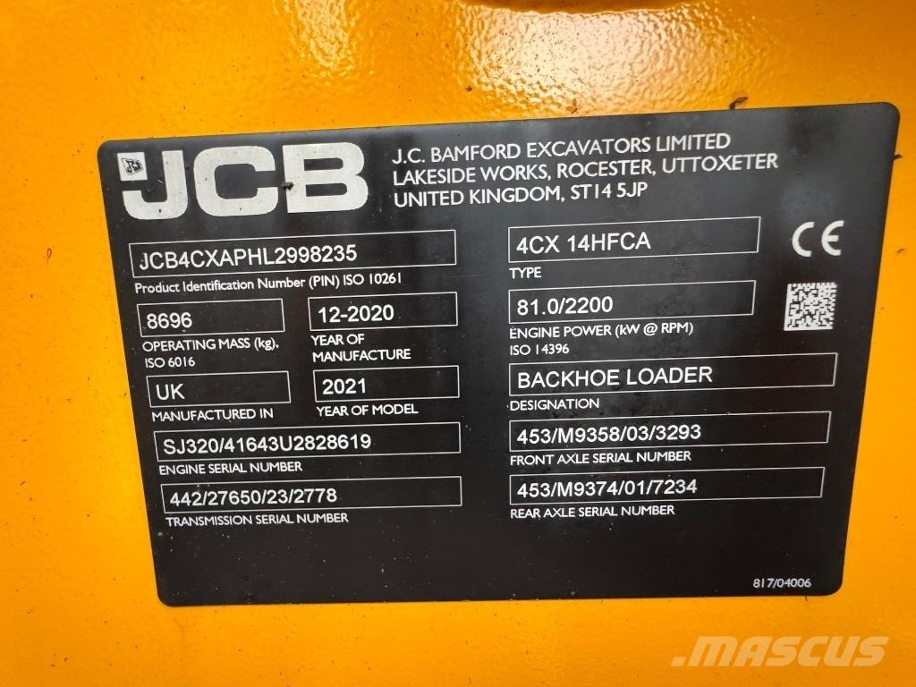 JCB 4 CX 14 Baggerlader