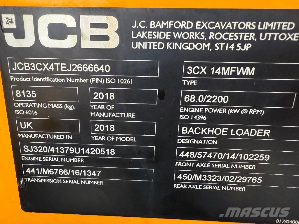 JCB 3cx Baggerlader