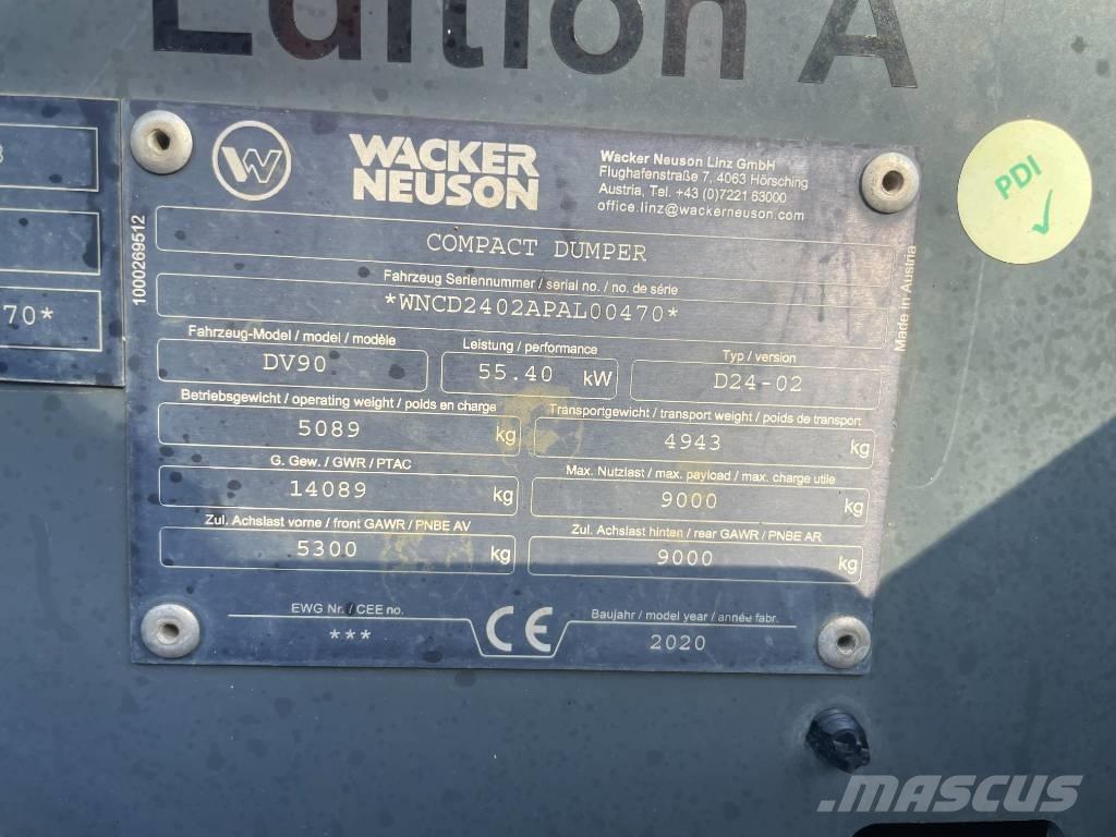 Wacker Neuson DV 90 Minidumper