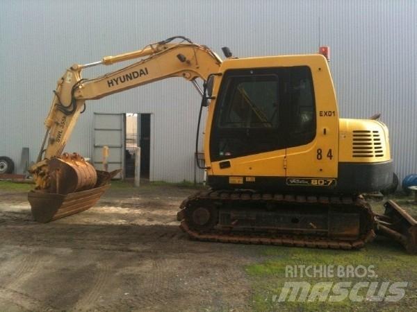 Hyundai R80-7 Midibagger  7t - 12t