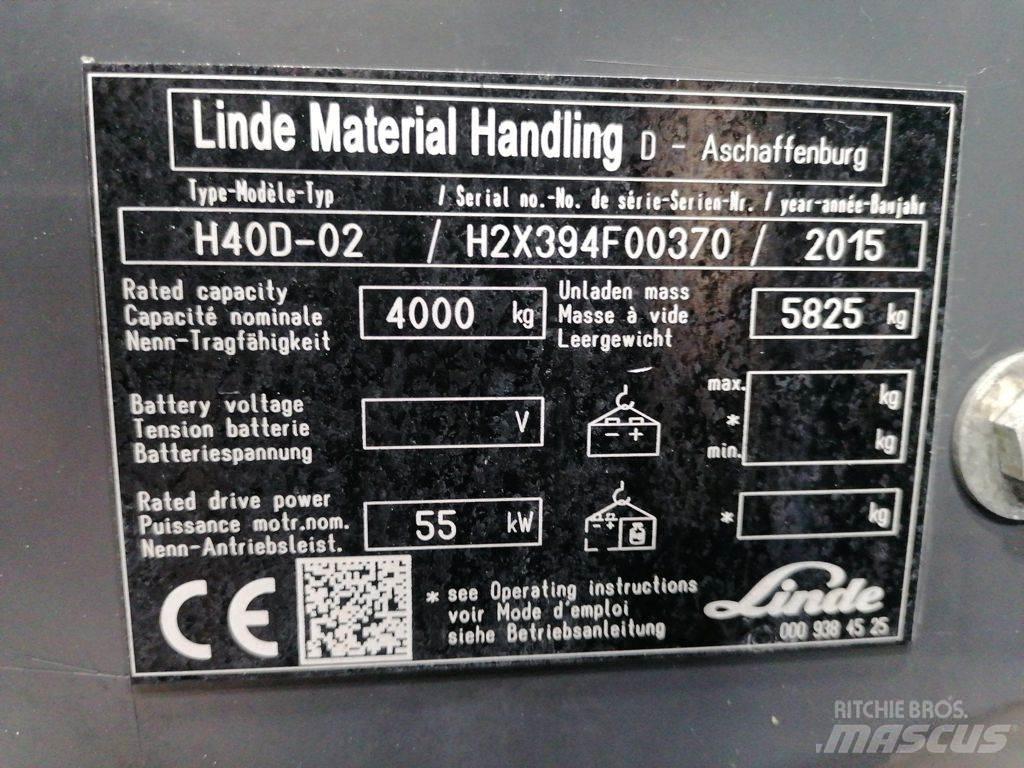 Linde H40D-02 Dieselstapler