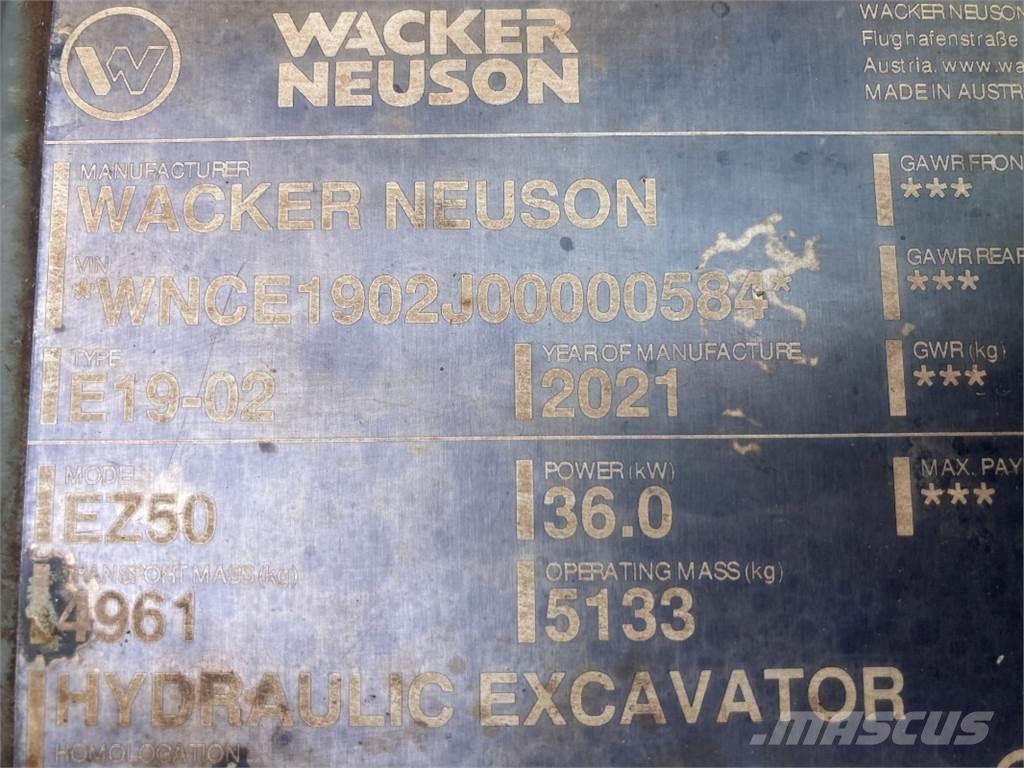Wacker Neuson EZ50 Minibagger < 7t