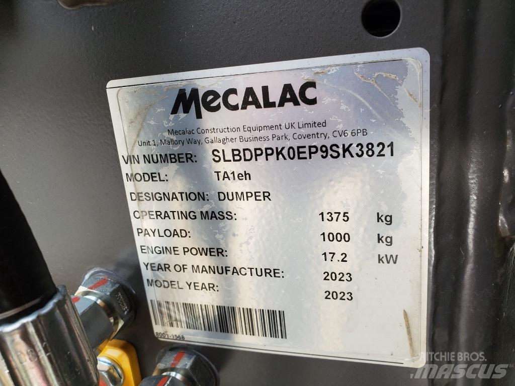 Mecalac TA1EH Minidumper