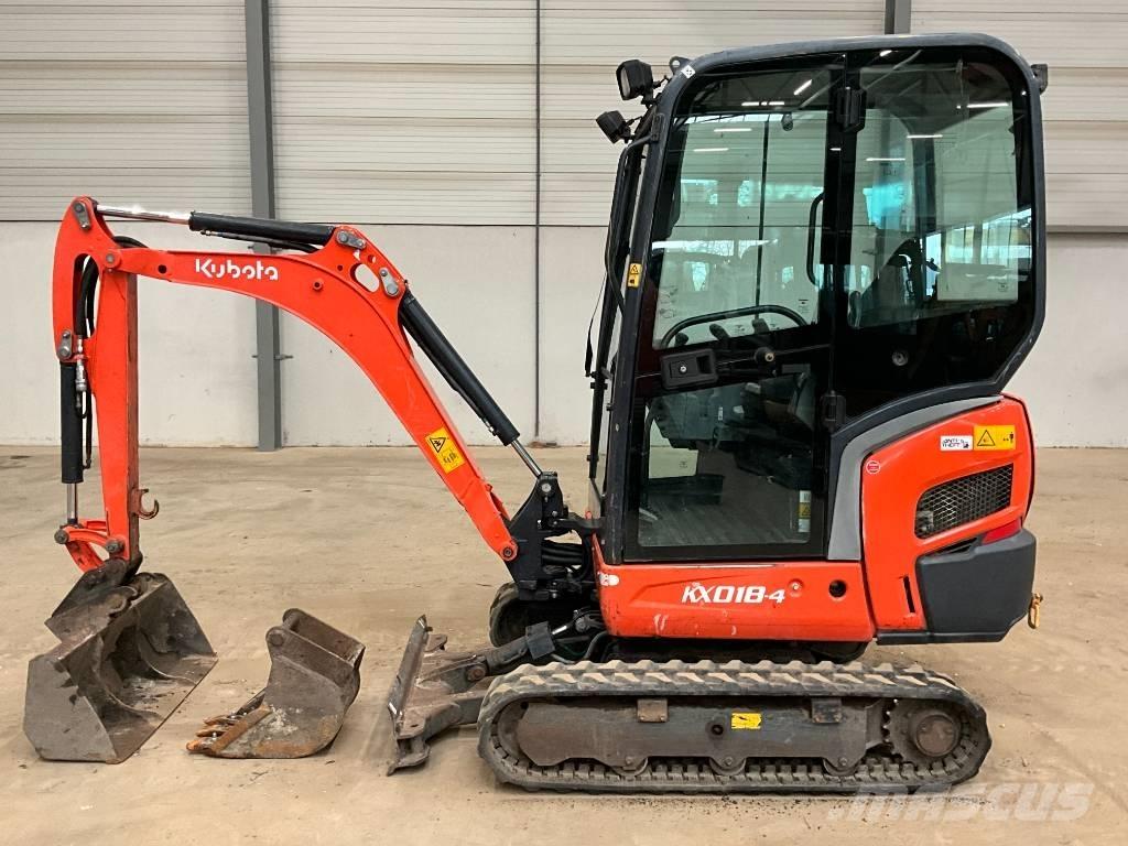 Kubota KX 018-4 Minibagger < 7t
