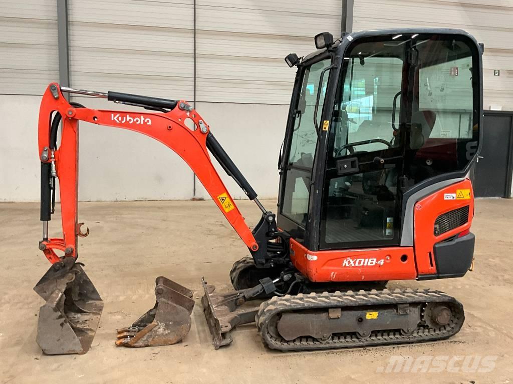 Kubota KX 018-4 Minibagger < 7t