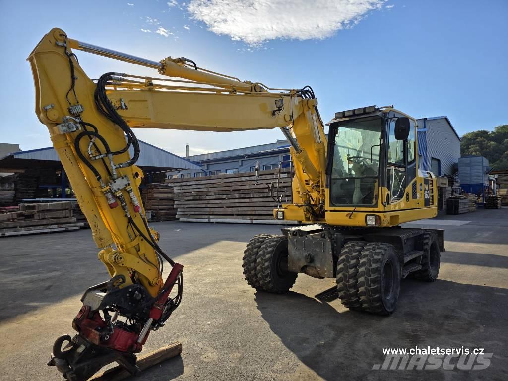 Komatsu PW 160 Mobilbagger
