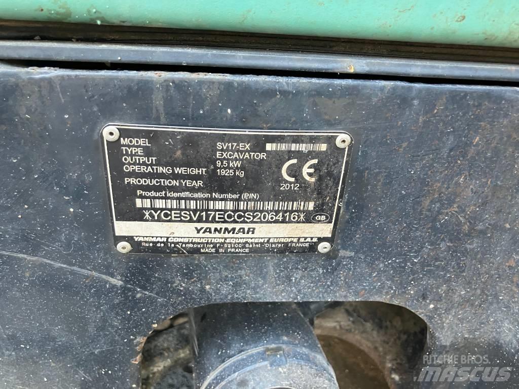 Yanmar SV 17 EX Minibagger < 7t