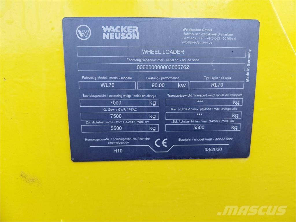 Weidemann WL 70 Radlader