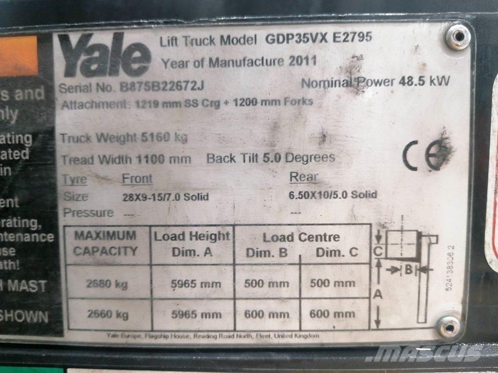 Yale GDP35VX Dieselstapler