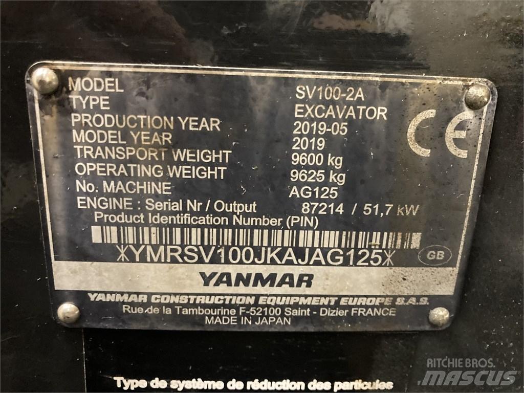 Yanmar SV 100-2A Midibagger  7t - 12t