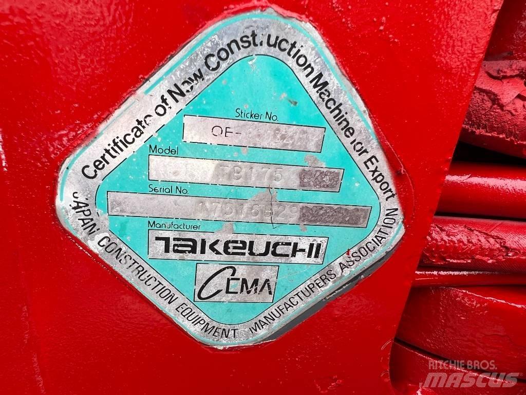 Takeuchi TB175 Midibagger  7t - 12t