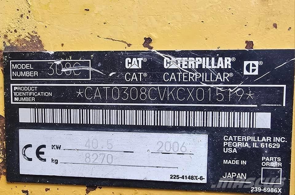 CAT 308 CR Midibagger  7t - 12t
