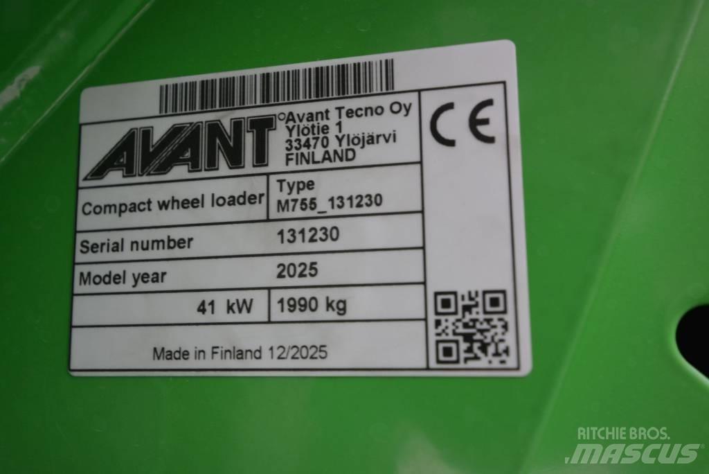 Avant 755i Minilader