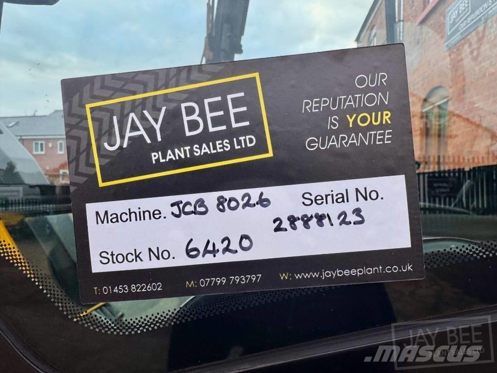 JCB 8026 CTS Minibagger < 7t