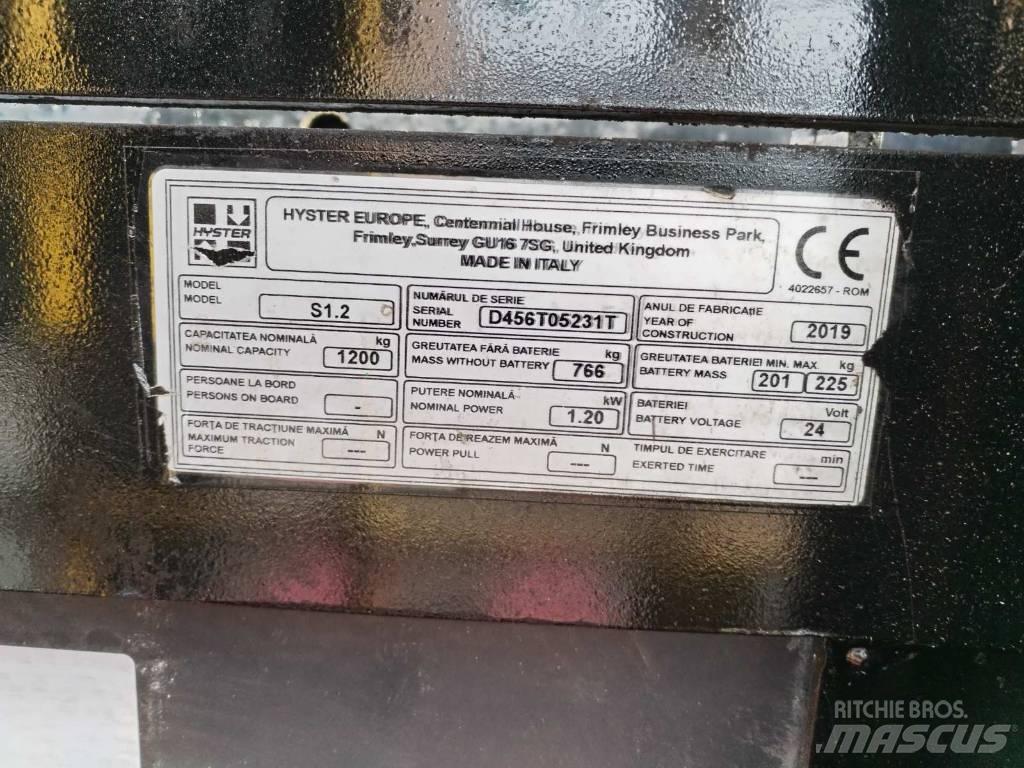Hyster S 1.2 Deichselstapler