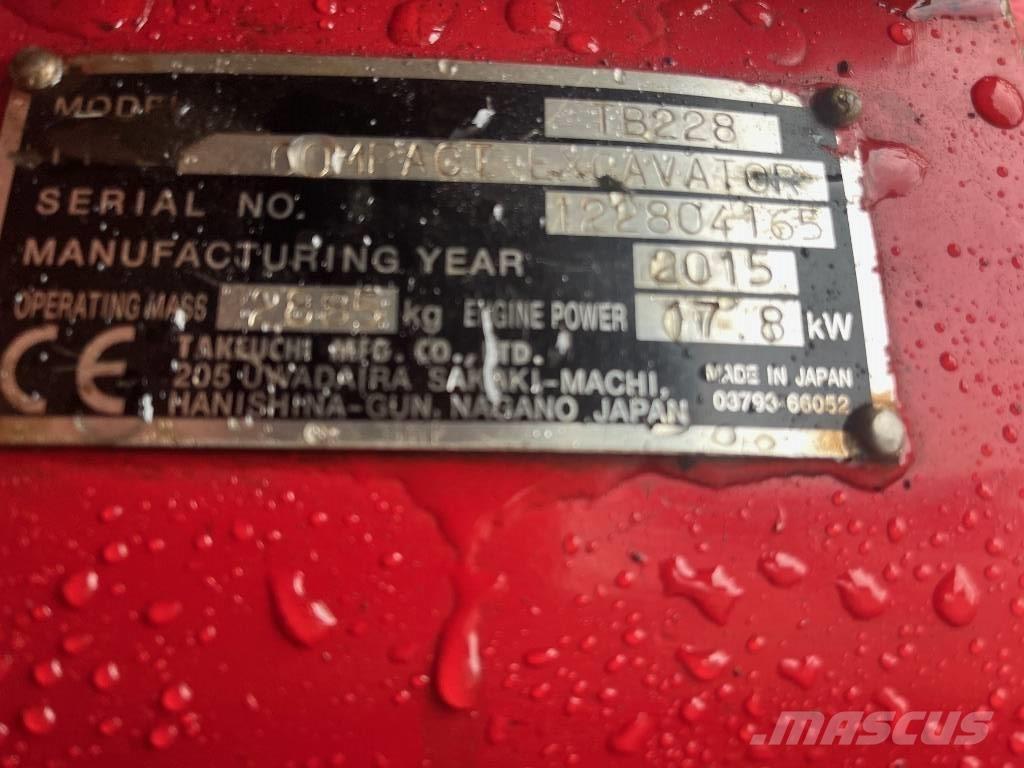 Takeuchi TB 228 Minibagger < 7t