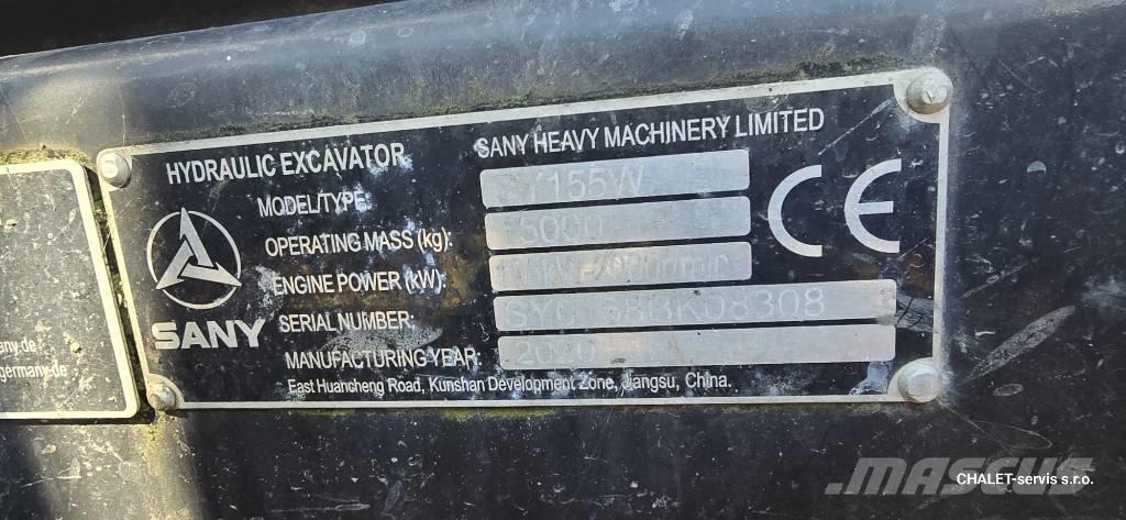 Sany SY 155 W Mobilbagger