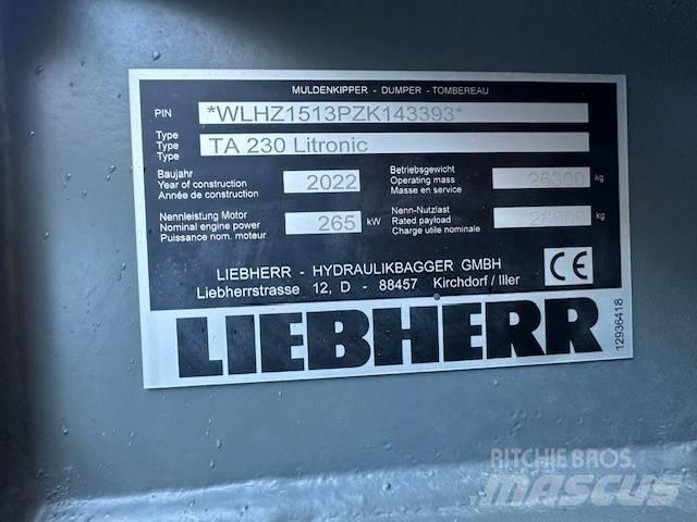 Liebherr TA 230 Dumper - Knickgelenk
