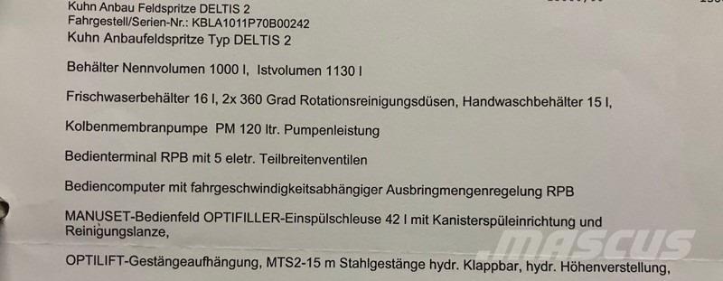 Kuhn Deltis 2 Sonstige Landmaschinen
