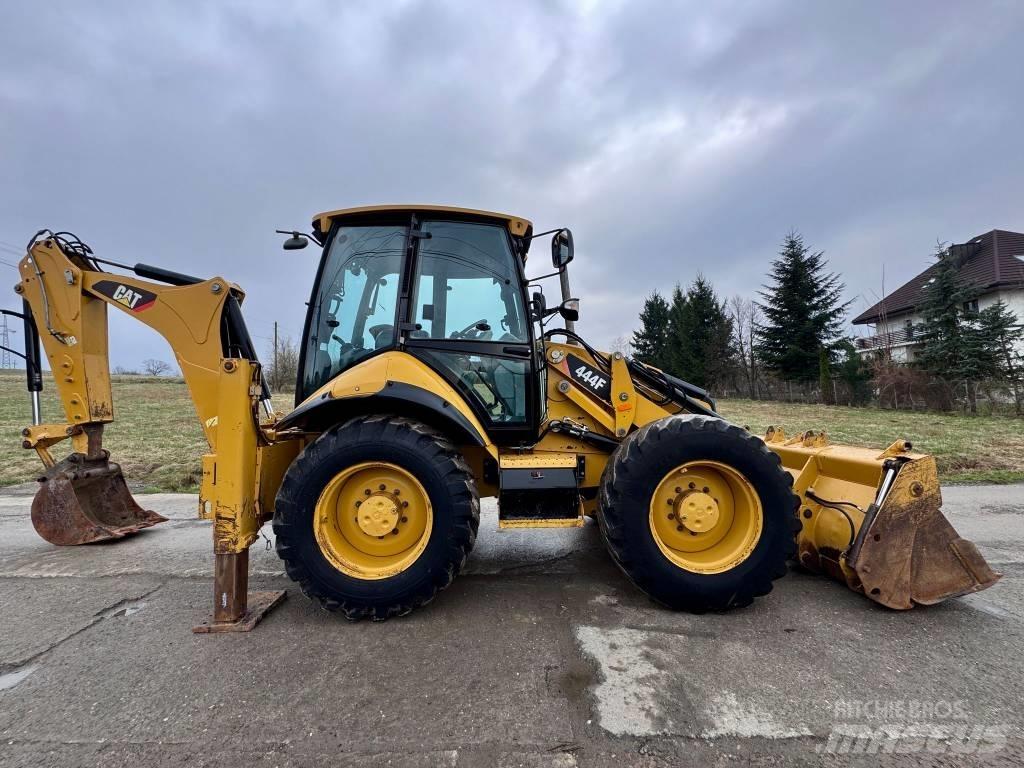 CAT 444F, JOYSTICK Baggerlader