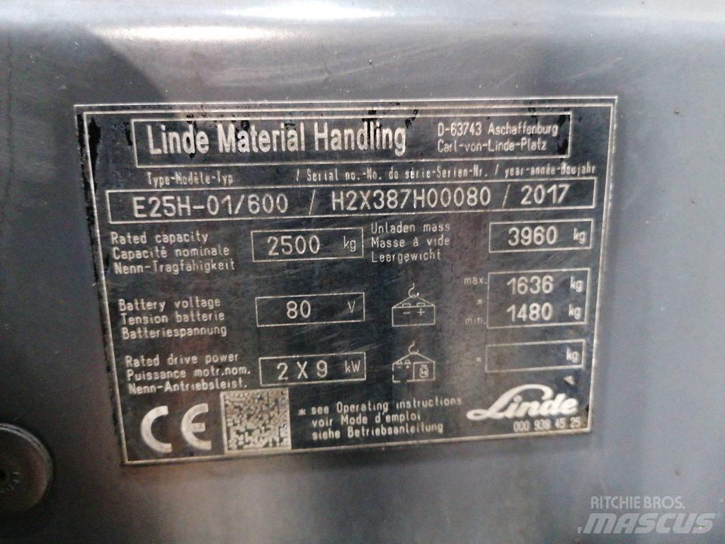 Linde E25H-01/600 Elektrostapler