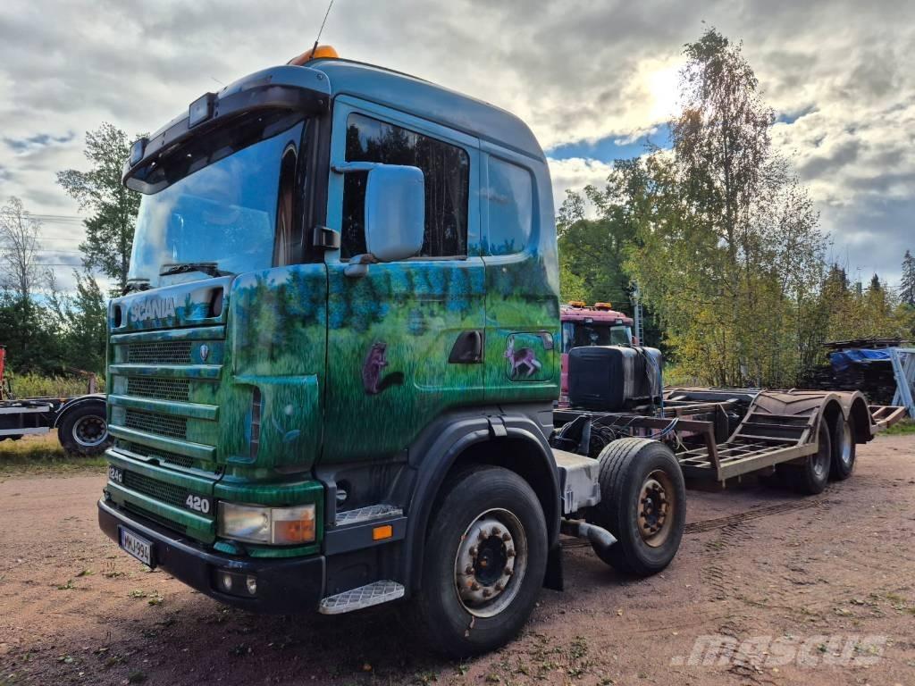 Scania R 124 Forsttransportfahrzeuge